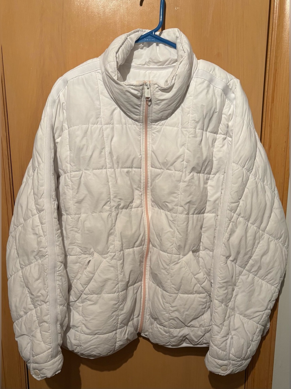 Free People FP Movement Pippa Packable Puffer Jacket White Size XL